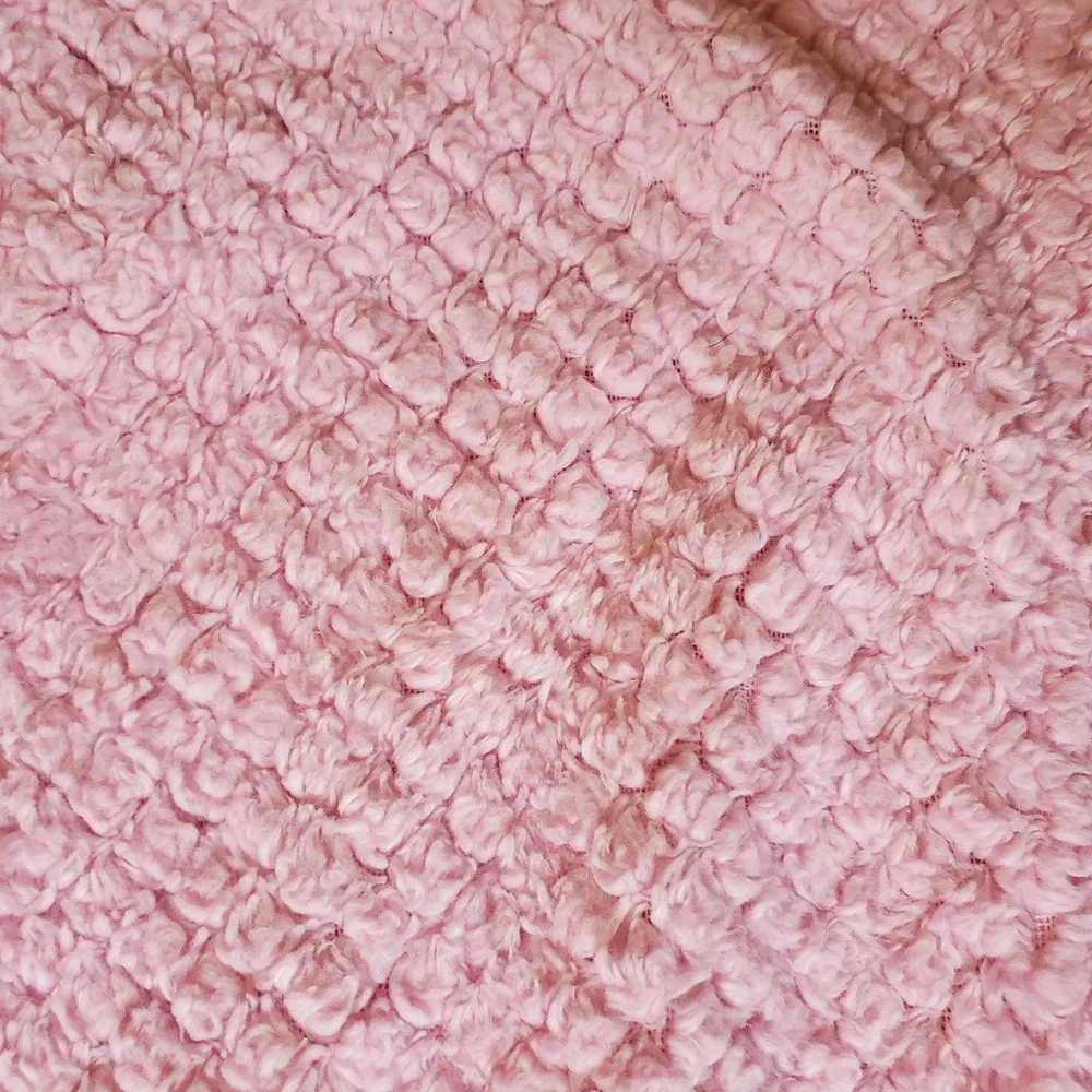 Girls Zak & Zoey Plush‎ Pink Elephant Balloon Clouds Hearts Waffle Baby Blanket